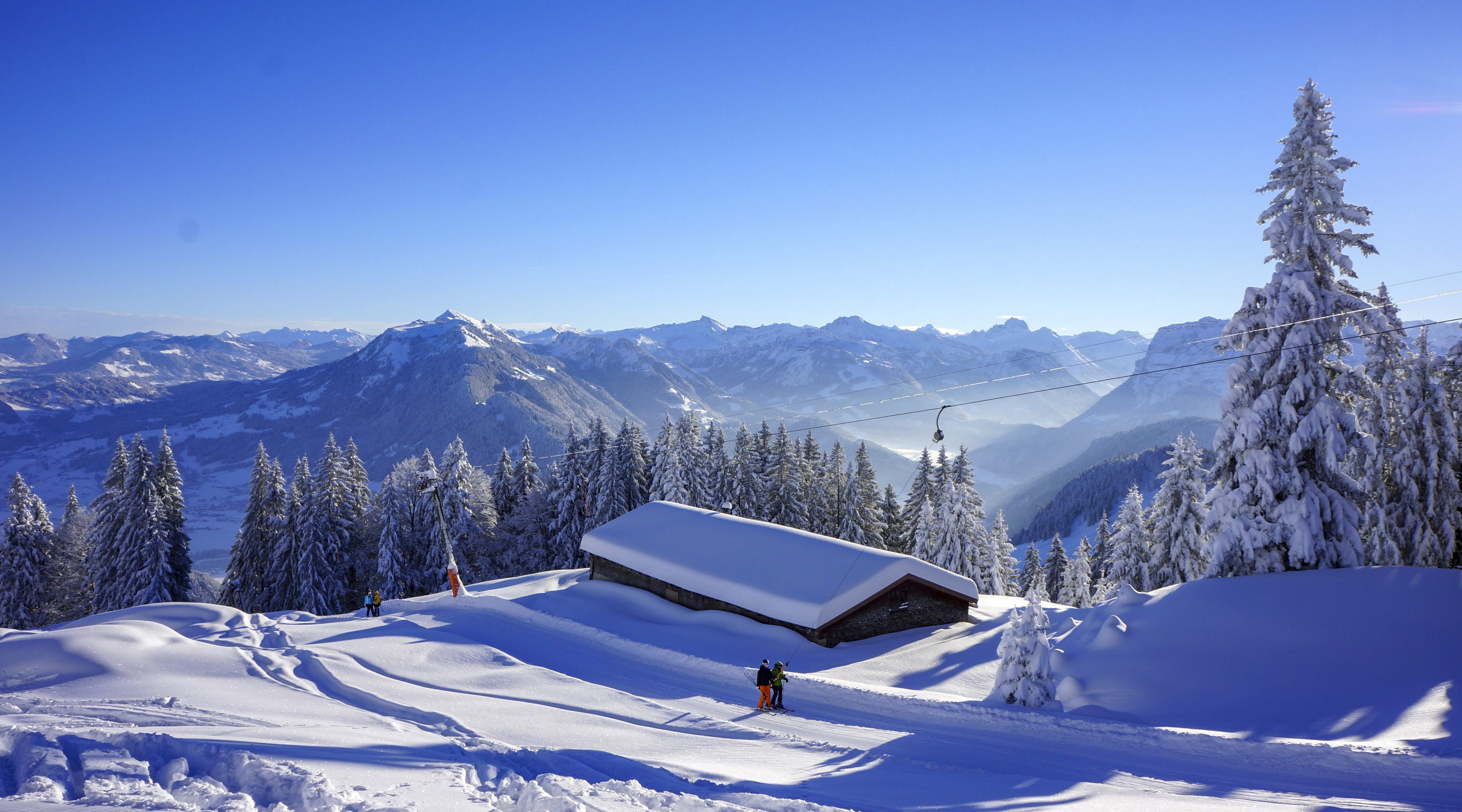 Skigebiet Bödele, Alpenblick Bergstation / Copyright© Alois Metzler
