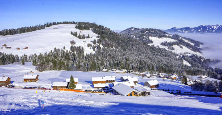 Skigebiet Bödele, Hochälpele Talstation – Skilifte Bödele