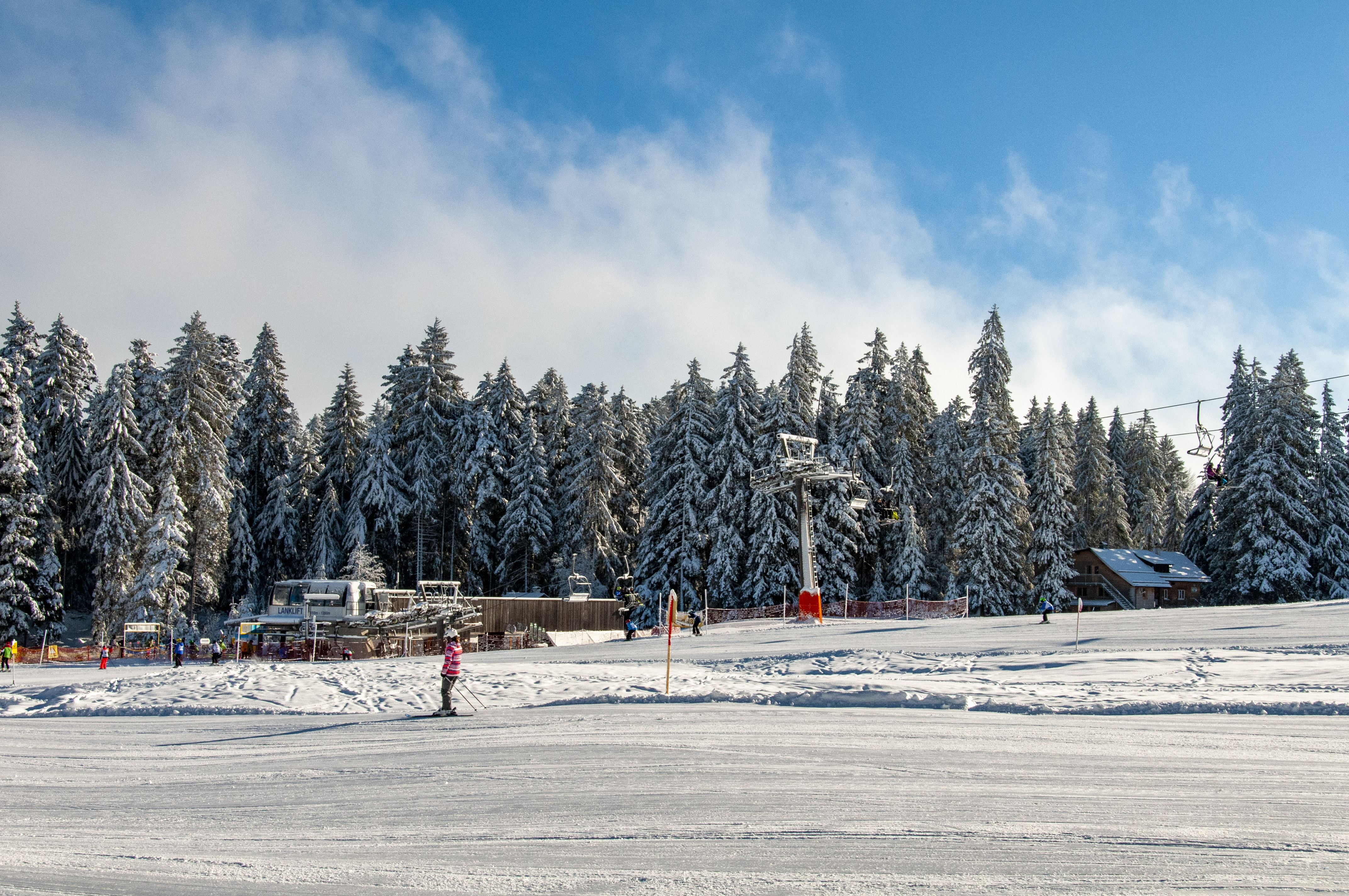 Skigebiet Bödele, Lank Talstation, 4er Sessellift / Copyright© Jürgen Kostelac, Tarifgemeinschaft Bödele
